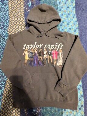 Taylor Swift Eras Dark Gray Hoodie Medium